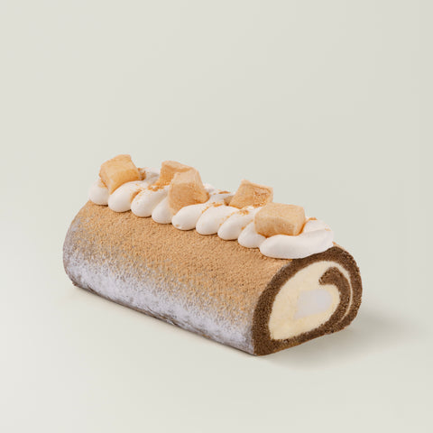 Kinako Hojicha Swiss Roll