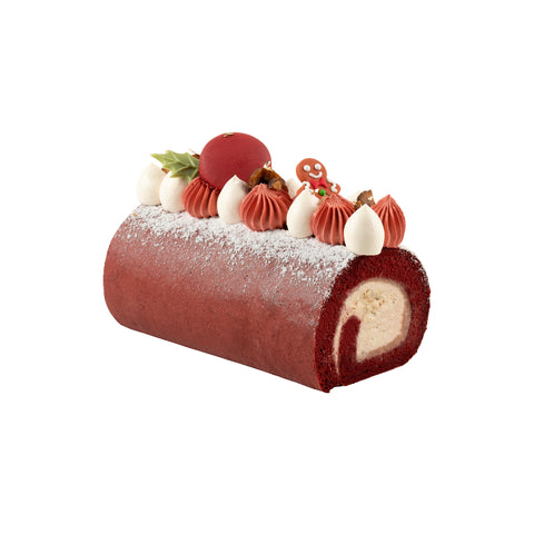 Caramel Red Velvet Chestnut Swiss Roll 7